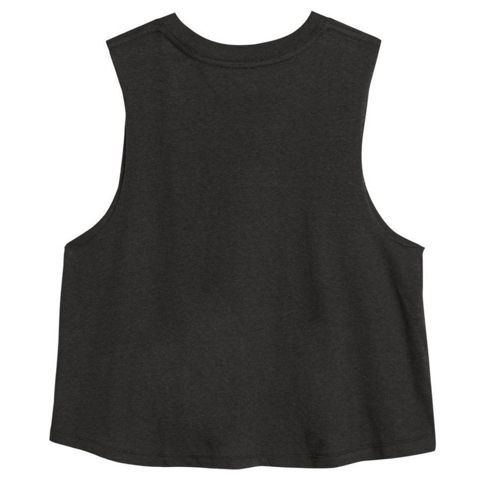 New Spiritual Gangster Peace Love Light Graphic Print Sleeveless Crop Tank Top - Picture 4 of 7